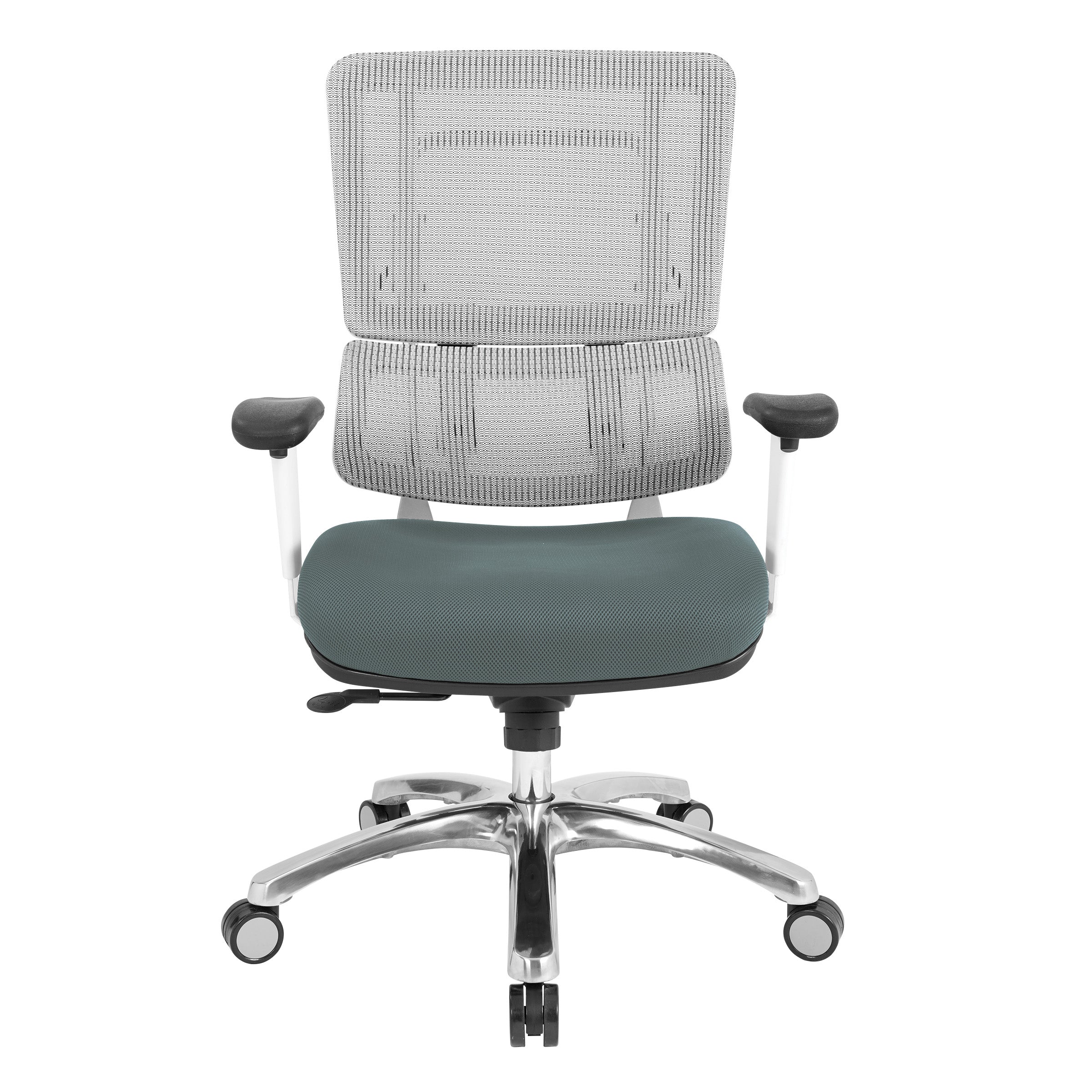 White Vertical Mesh Chair
